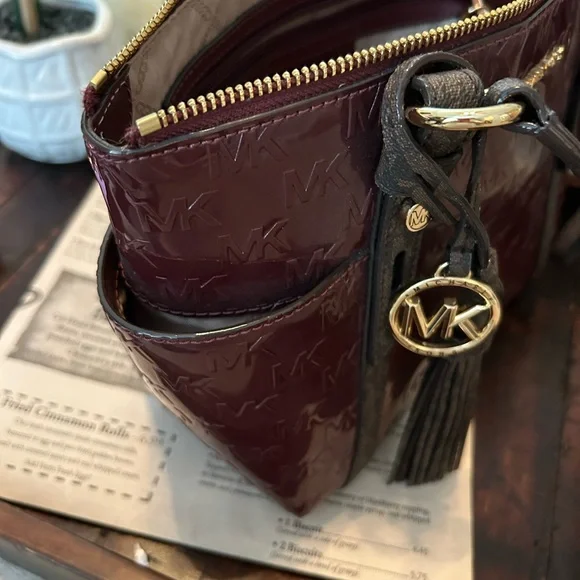 Michael Kors Dark Red Shoulder Bag - Picture 4 of 7